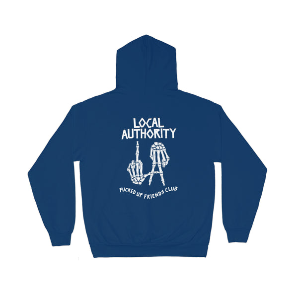 LA BONES HOODED FLEECE