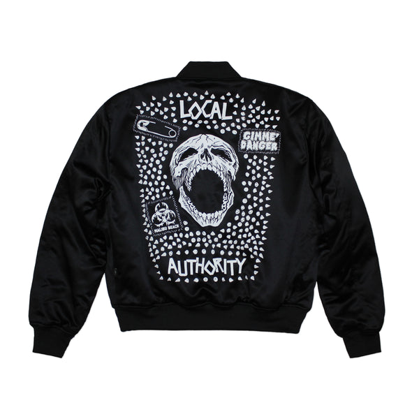 STUD SKULL O BOMBER JACKET