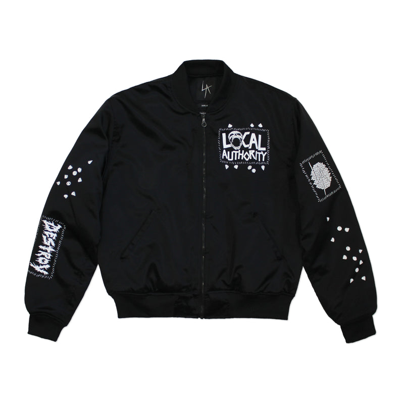 STUD SKULL O BOMBER JACKET